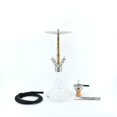 2020 Hot Sale Germany Shisha Nargile Chicha Golden 304 Stainless Steel Hookah