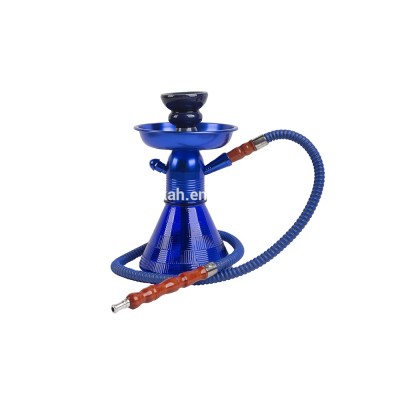 New Newman Aluminum Small Blue Water Pipe Tobacco Hookah Accessories