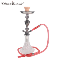 unique art shisha iron and glass hookah new style