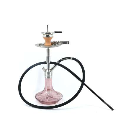 Hot Sale Germany Glass Hookah Shisha With Hookah Charcoal Holder Wholesale Hookah Stainless Steel Nargile