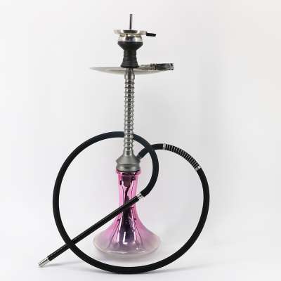 Factory Bulk High Quality Tunisia New Russian Style Steel Aluminum Shisha Hookah