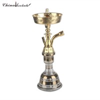 Gold color zink alloy egypt style hookah warehouse stock