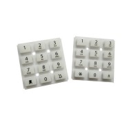 Industrial equipment push button rubber parts silicone keypad Silicone Push Rubber Button Keypad