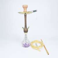 2020 Hot Sale Stainless Steel Shisha Wholesale Hookah Golden Wooden Hookah