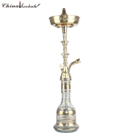 Gold color zink alloy egypt style hookah shisha warehouse stock large size