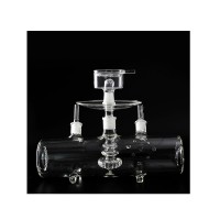 MP5 USA thick glass tank shisha pipe wholesale hookah for lavoo