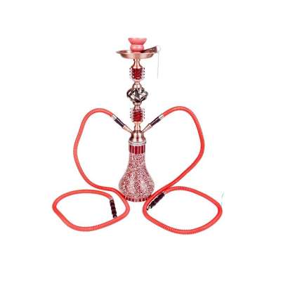 Arabic Shisha Mosaic Glass Hookah With Cheap Price Red