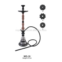 2019 Newest Wholesale Glass Shisha Hookah Royal Germany Wood Hookah